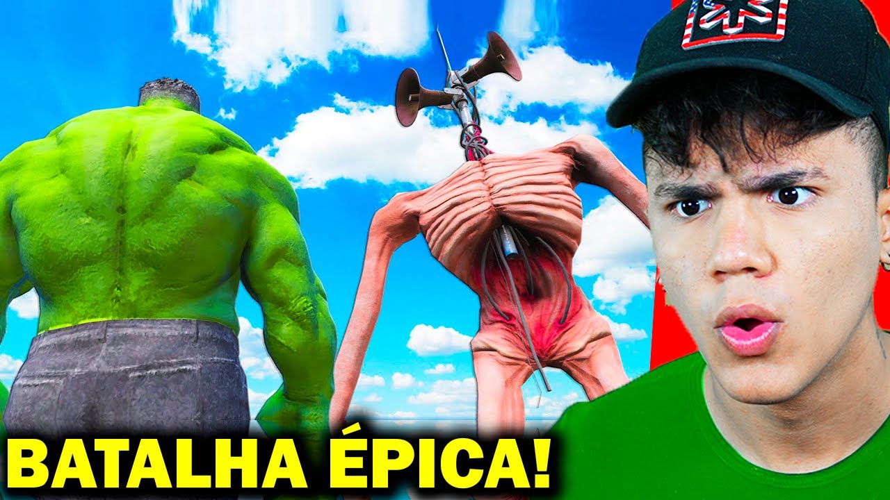 HULK vs SIREN HEAD na Vida Real!