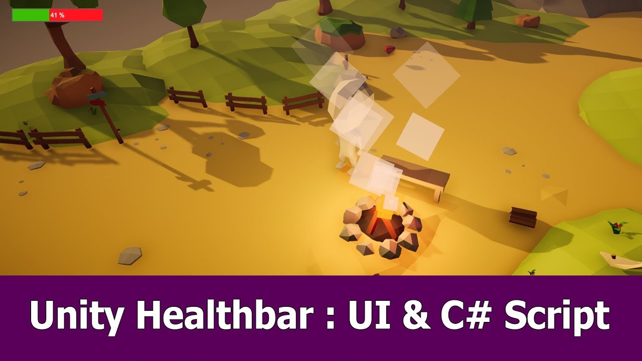 Unity Healthbar Tutorial : UI & Script