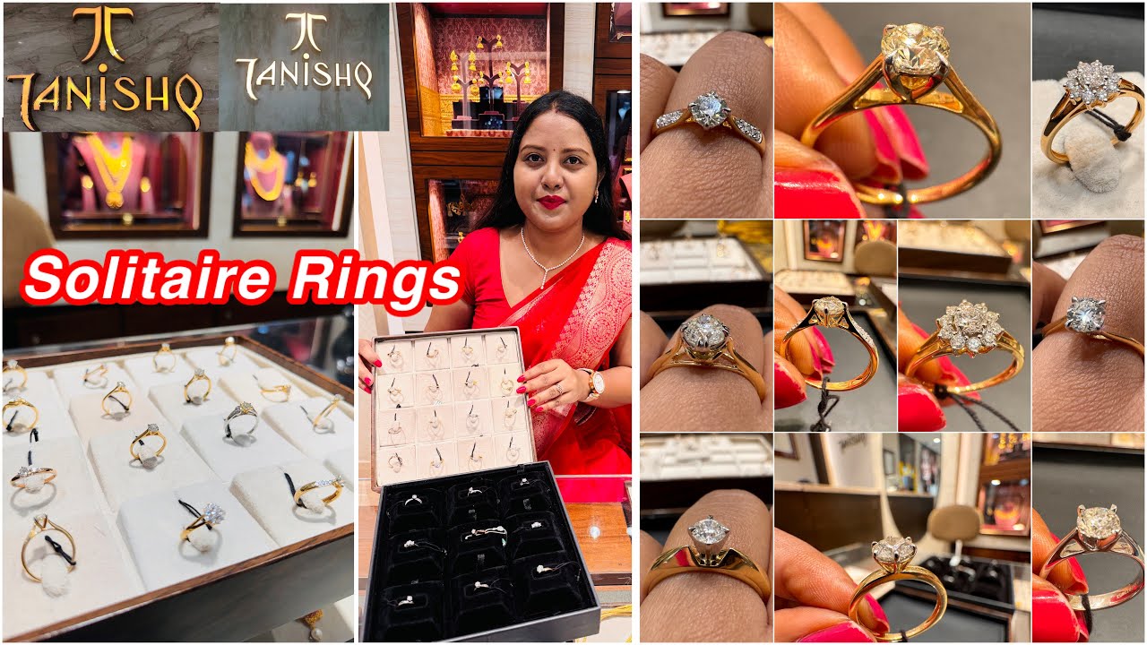 Solitaire diamond Rings 💍 from Tanishq | huge collections of Solitaire rings | Solitaire