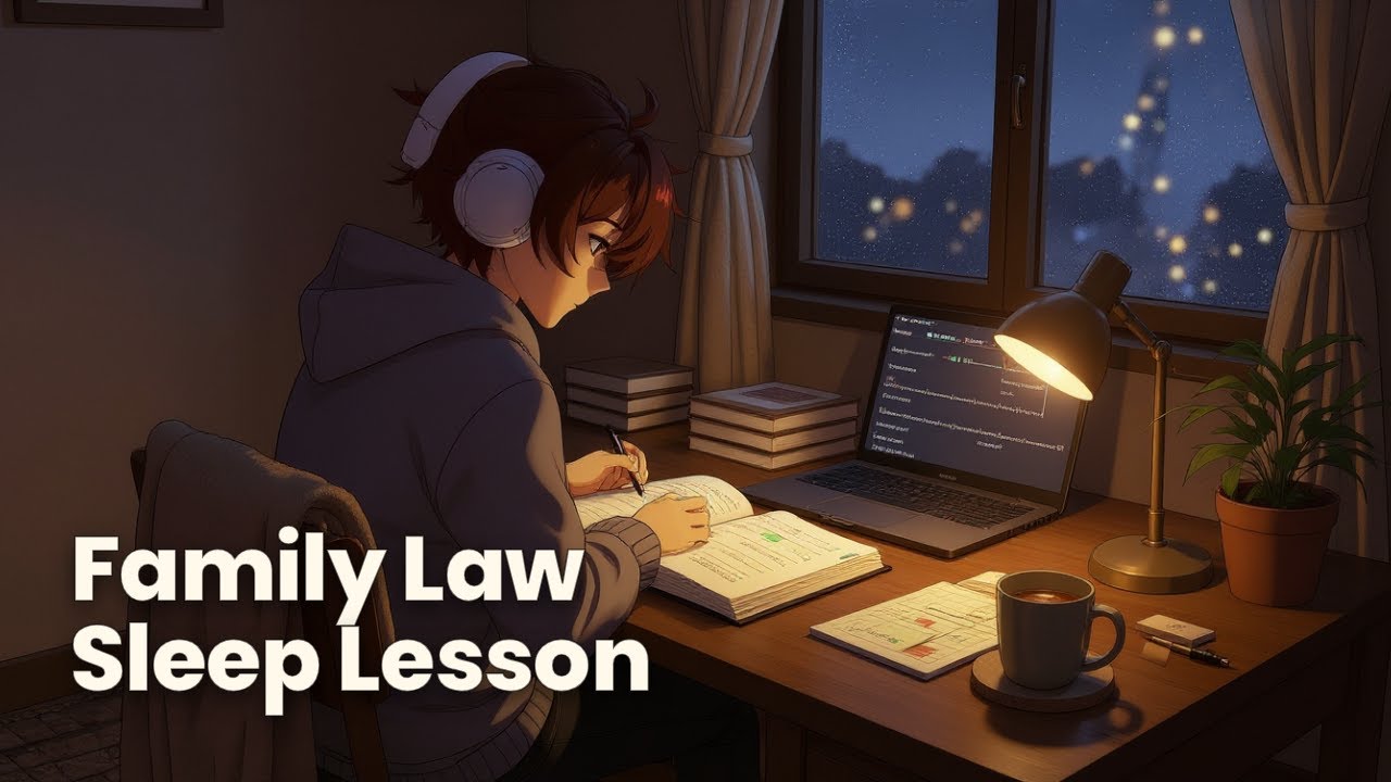 Family Law Sleep Lesson — Learn Law in Your Sleep (Bar Prep) 💤📚