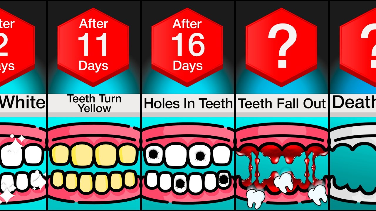 Timeline: What If You Never Stopped Brushing Your Teeth?