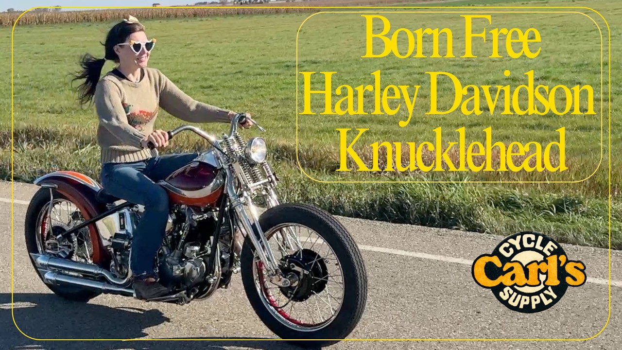 Custom-1940-Harley Davidson Knucklehead--Born Free Bobber