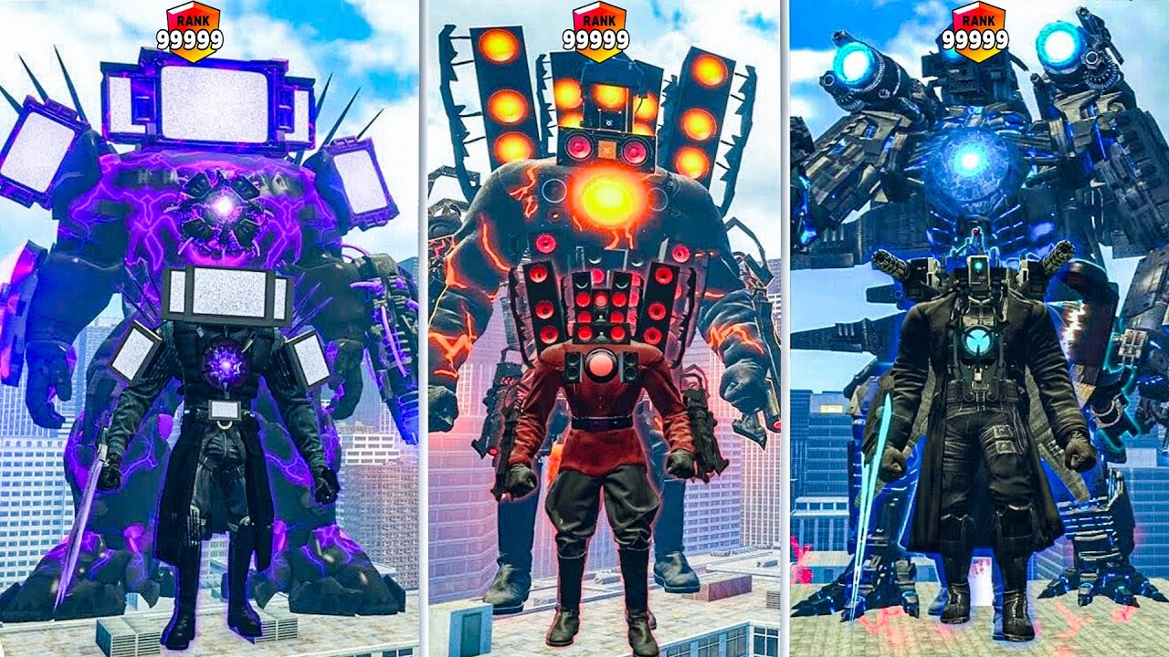 EVOLUTION OF TITAN TV MAN, CAMERAMAN & SPEAKERMAN vs UPGRADED SKIBIDI TOILET BOSSES in Garry's Mod!