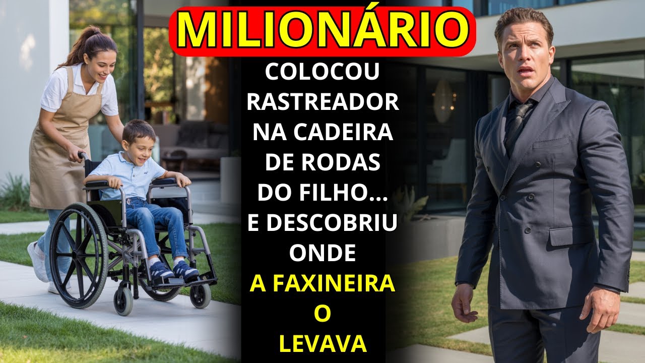 MILIONÁRIO COLOCOU UM RASTREADOR NA CADEIRA DE RODAS DO FILHO… E DESCOBRIU ONDE A FAXINEIRA O LEVAVA