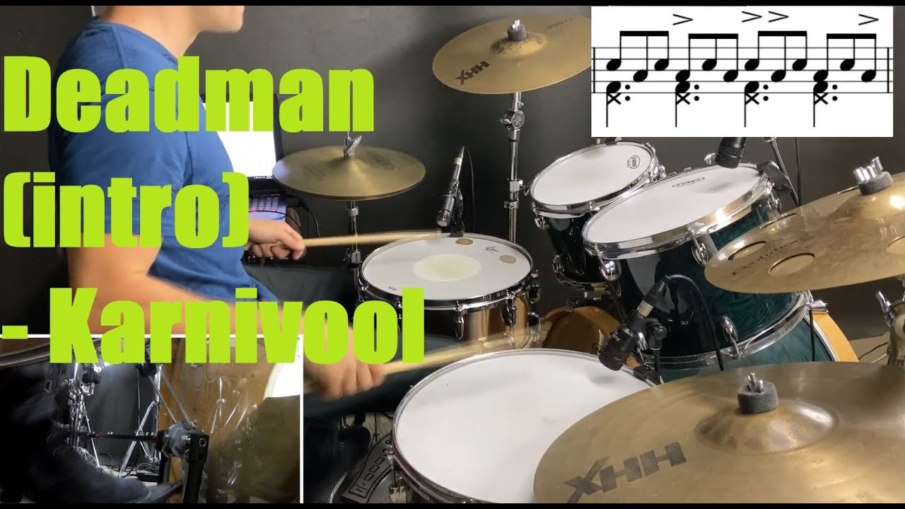 Deadman Intro Drum Tutorial - Karnivool