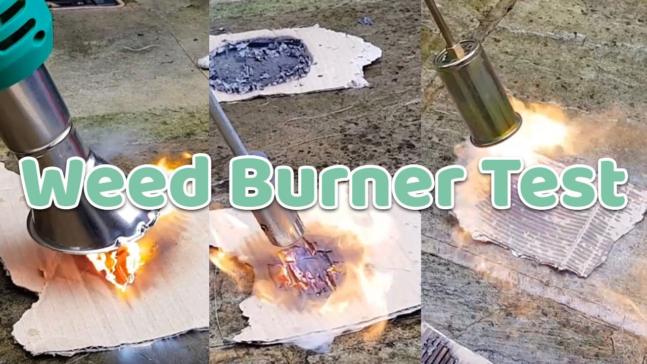 Weed Burner Test | Gas Bottle V Electric V Gas Torch