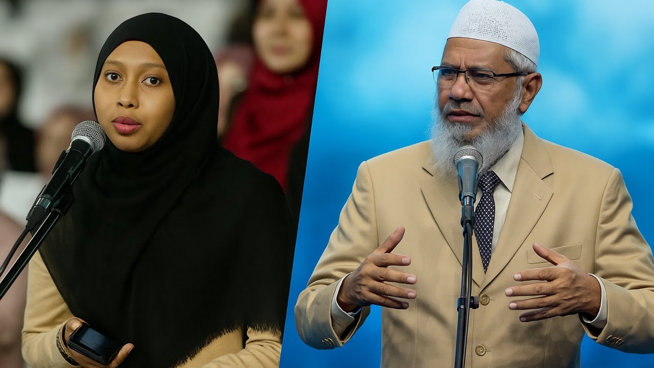 Étudiante choque Zakir Naik : 