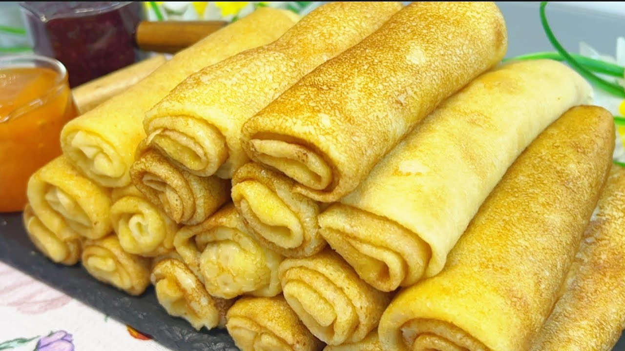Блинчики с Творожной начинкой готовлю Только Так!Самые Вкусные,Нежные,Тонкие!Налистники!Блины