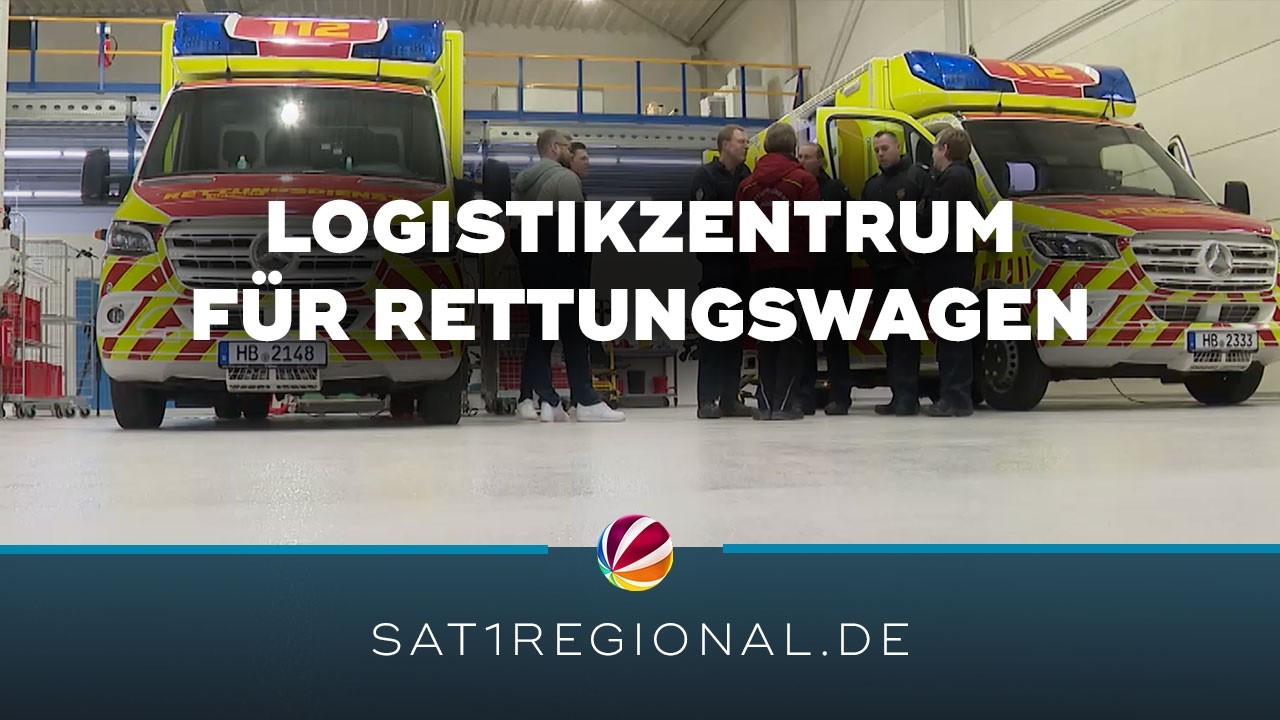 Zentrales Logistikzentrum für Rettungswagen in Bremen eröffnet