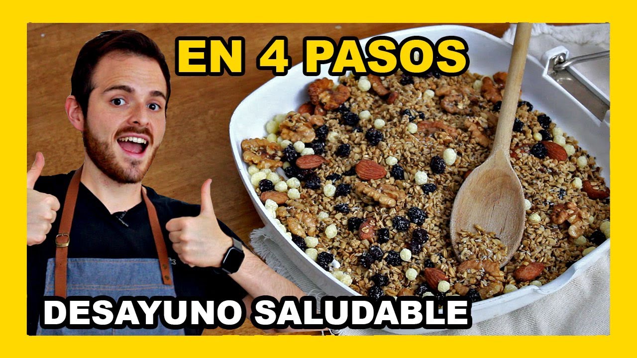 🔶Como hacer GRANOLA CASERA y SALUDABLE (receta VEGANA)