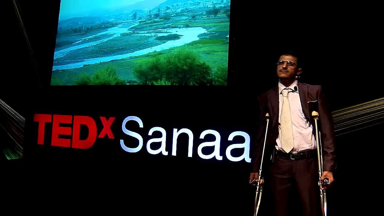 Achieving my dreams despite the pain (from Yemen to Italy): Hamdan Al-Zeqri at TEDxSanaa 2013