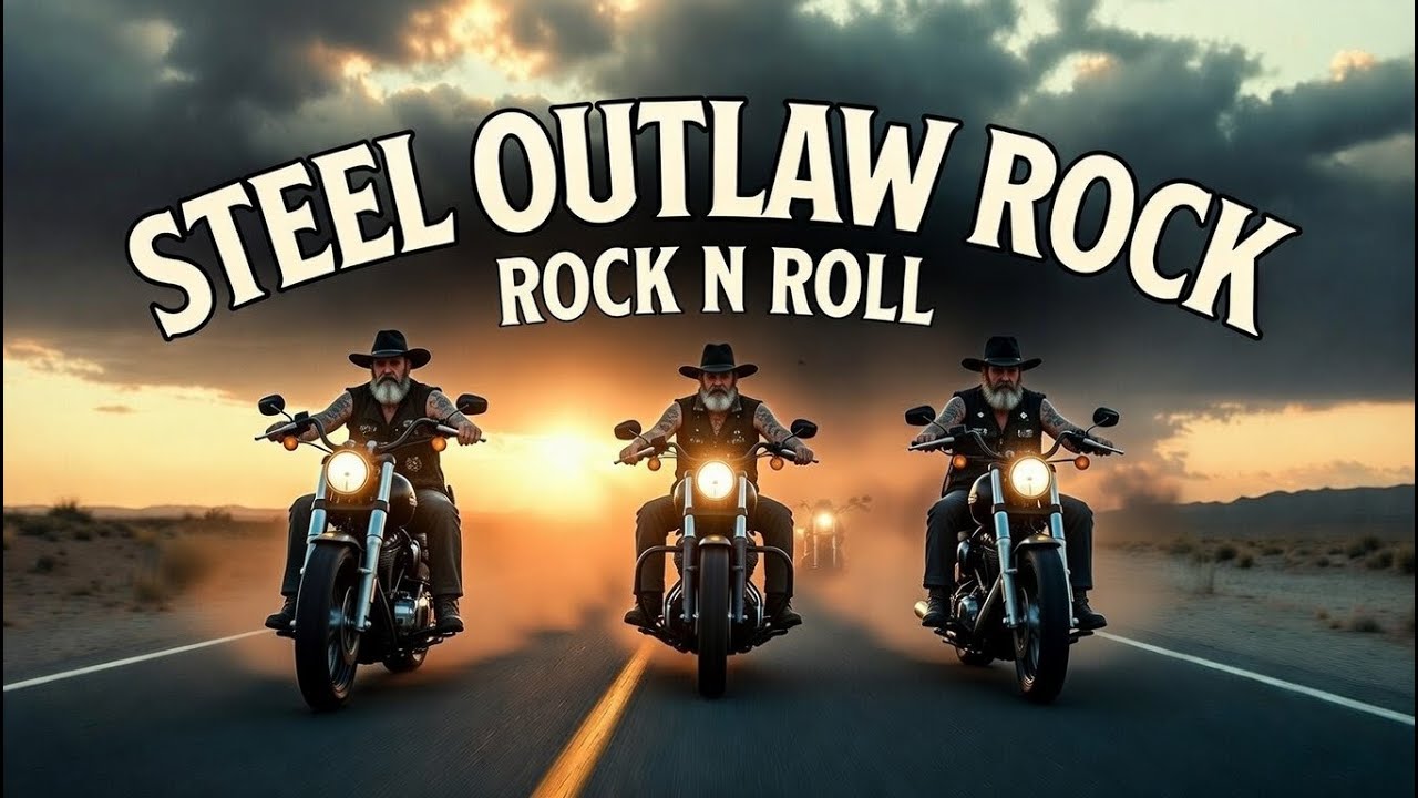 Steel Outlaw Rock 🎸 Born to Ride 🔥 Outlaw Biker Rock N Roll (Desert Road Trip)