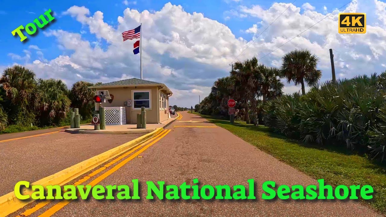 Canaveral National Seashore Driving Tour 4K