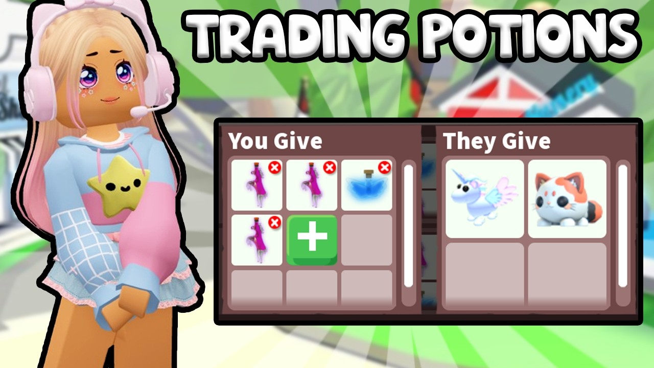Trading Ride And Fly Potions Only In Adopt Me Trading Hub