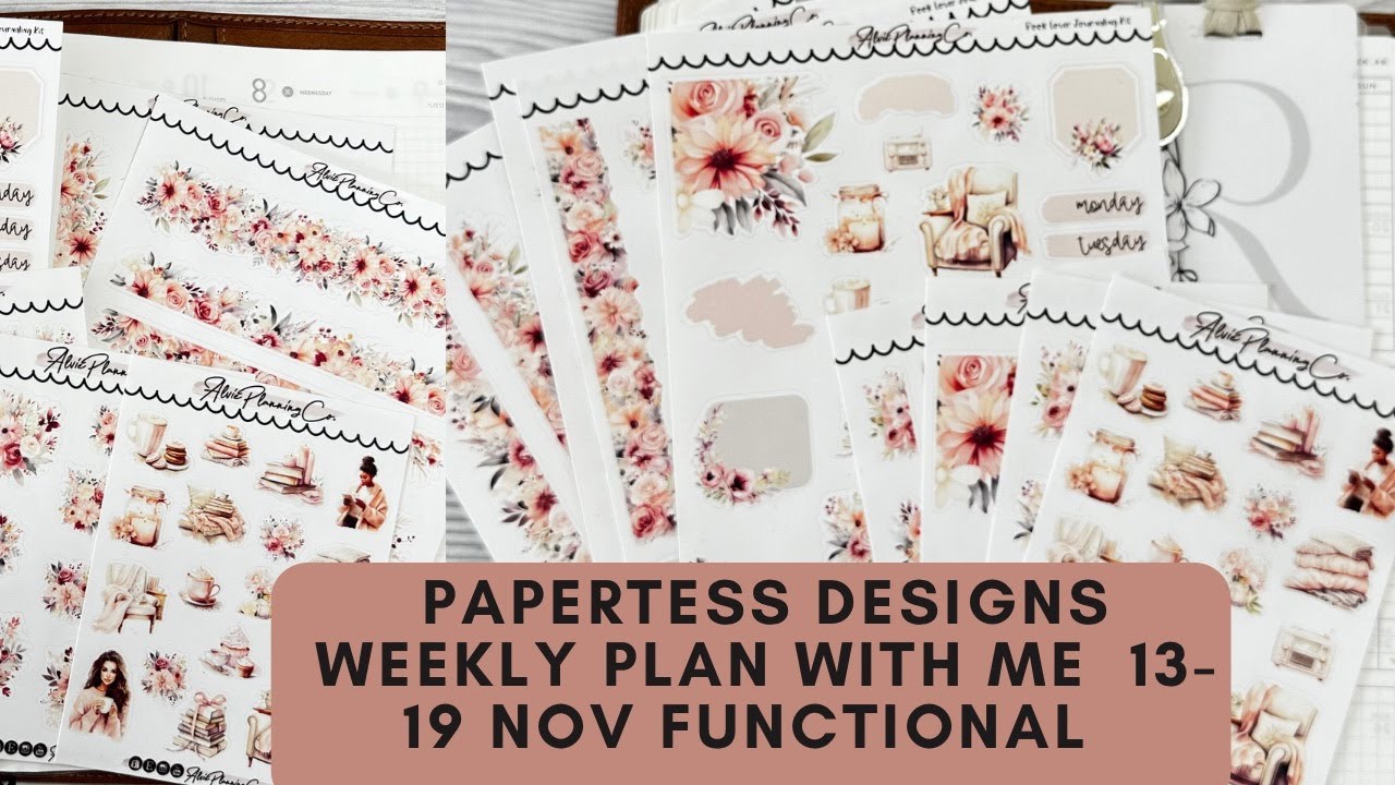 Paper Tess Designs - Weekly PWM || 13-19 Nov ||  Productivity Planning