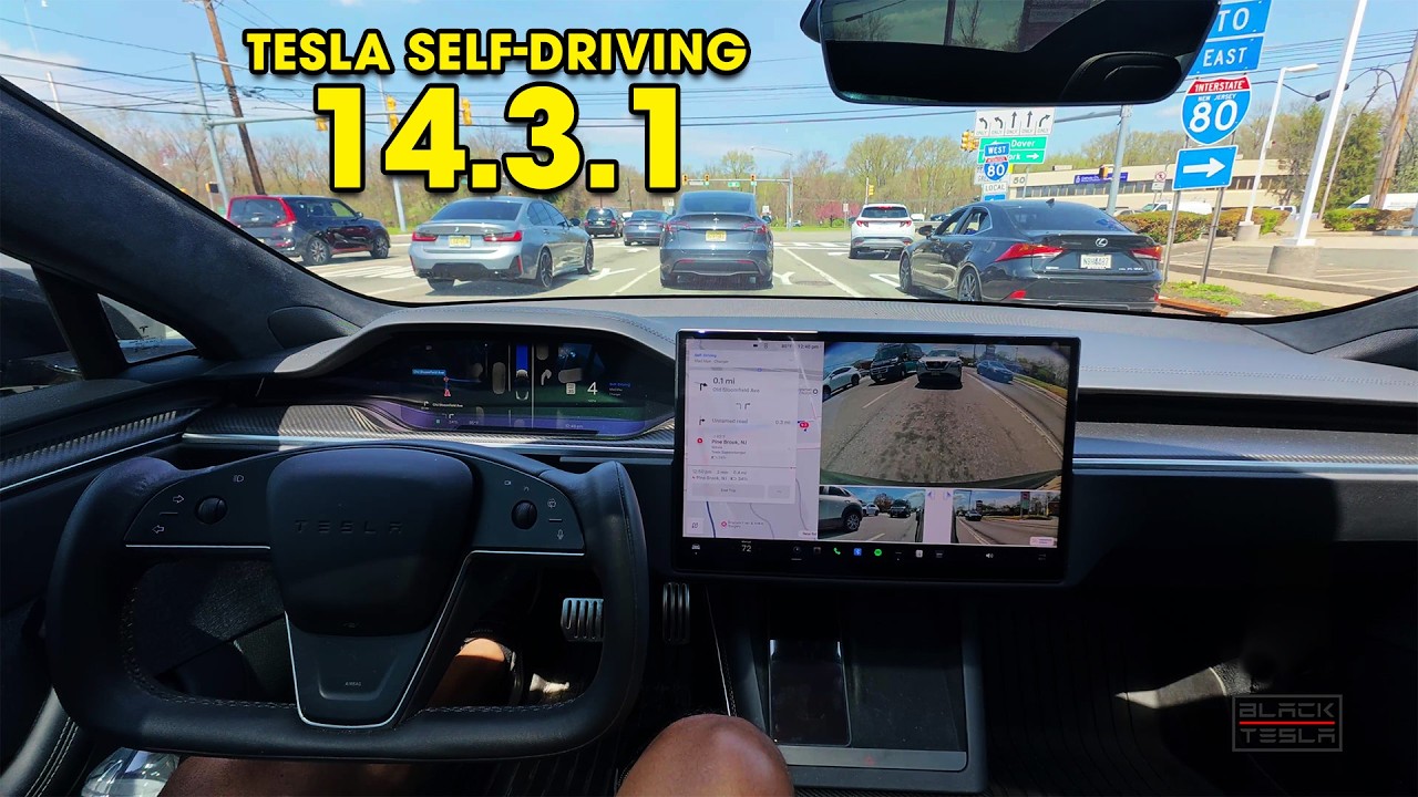 Tesla Self-Driving 14.3.1 - First Impressions