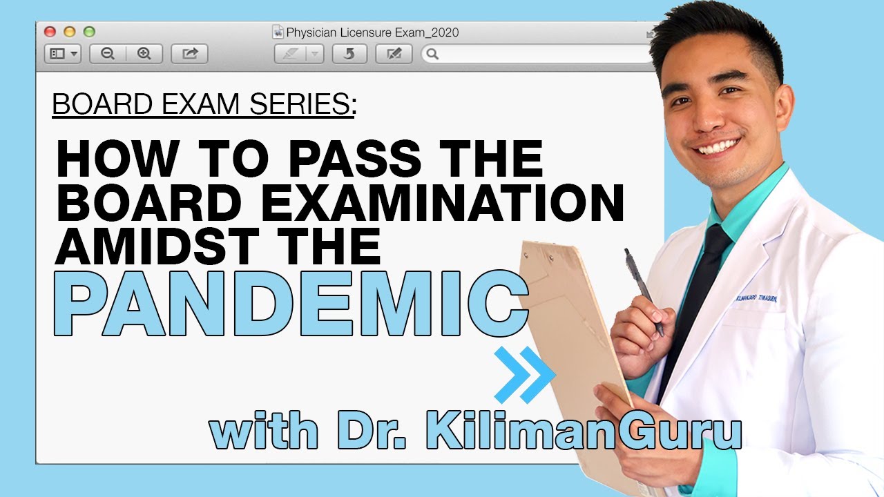 How to STUDY EFFECTIVELY for Board Exam Amidst PANDEMIC (PLE 2020) | Dr KILIMANGURU #LicensedToHeal