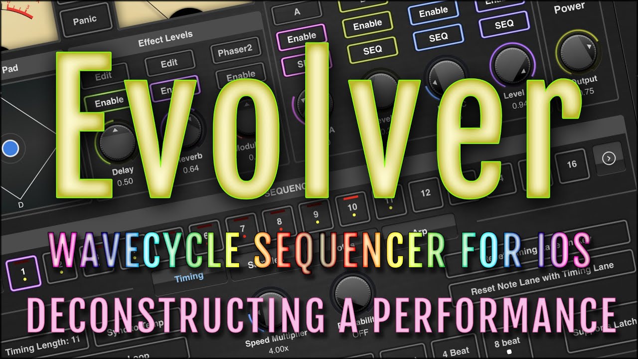 EvolverFX (плагин AUv3) Разбор выступлений
