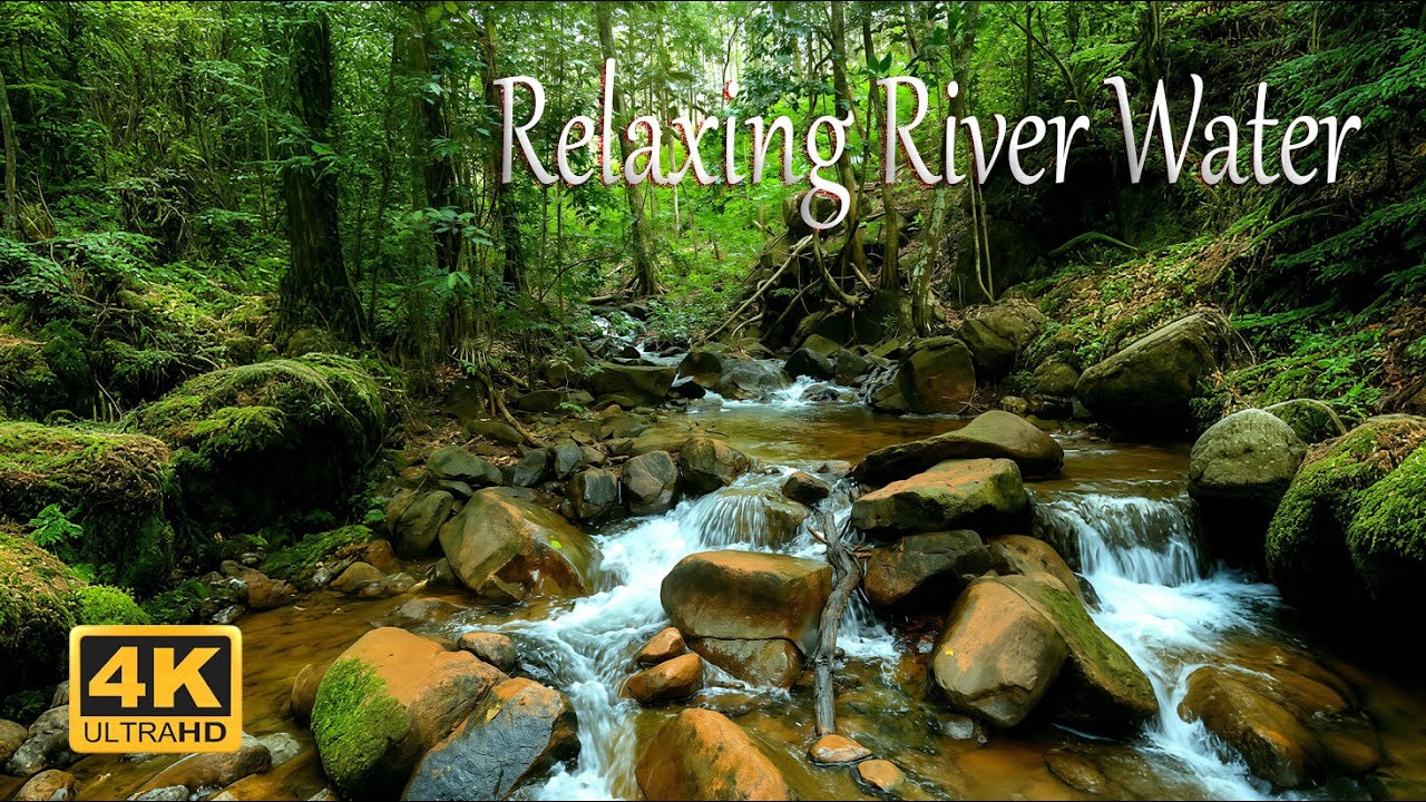 River Sounds for Sleeping Instantly 💧 | Deep Sleep, Relax, Stress Relief