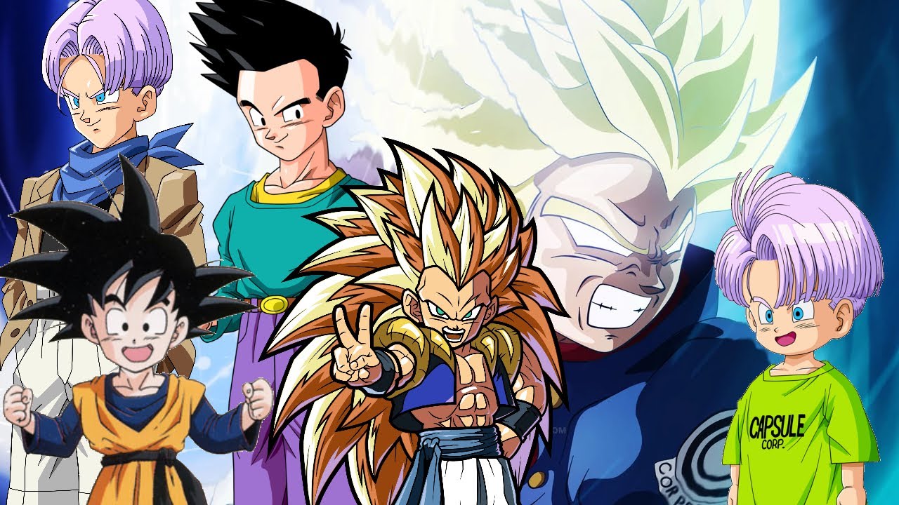 Goten & Trunks Power Level over the years