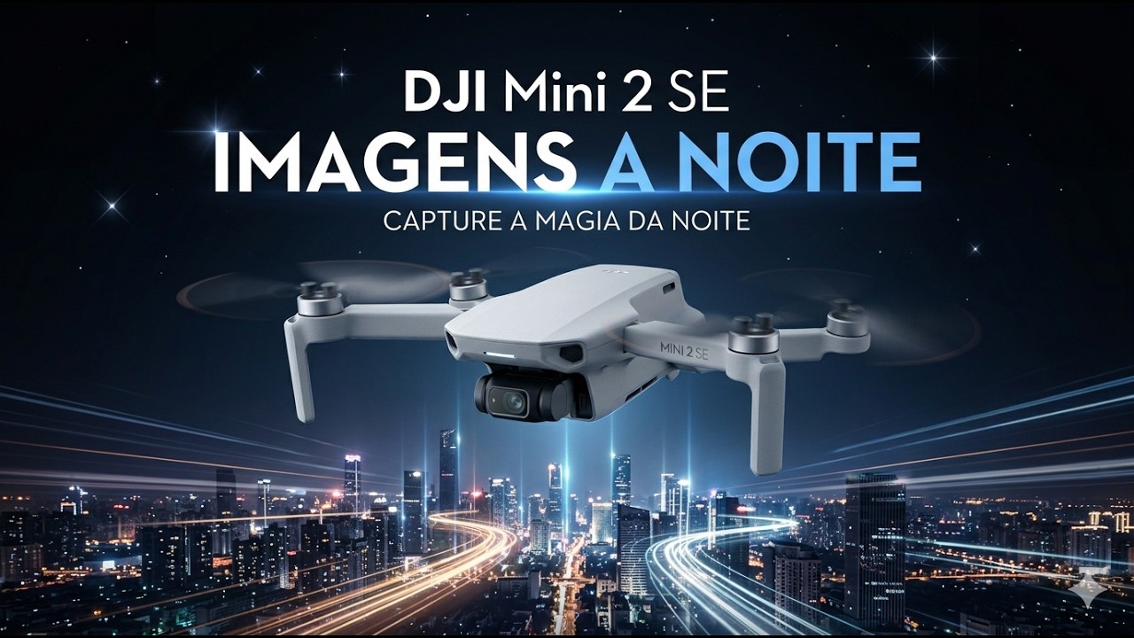 DJI MINI 2 SE a Noite