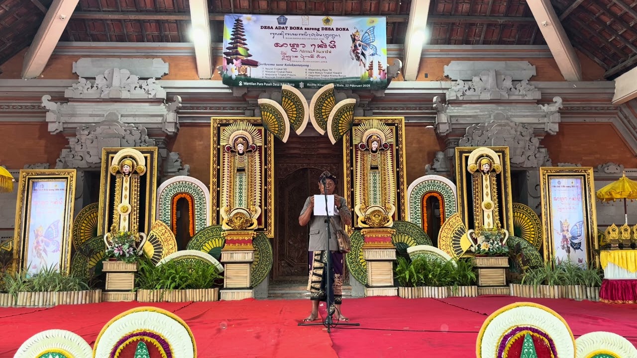Lomba Mapidarta Banjar Dana Desa Bona Bulan Bahasa Bali