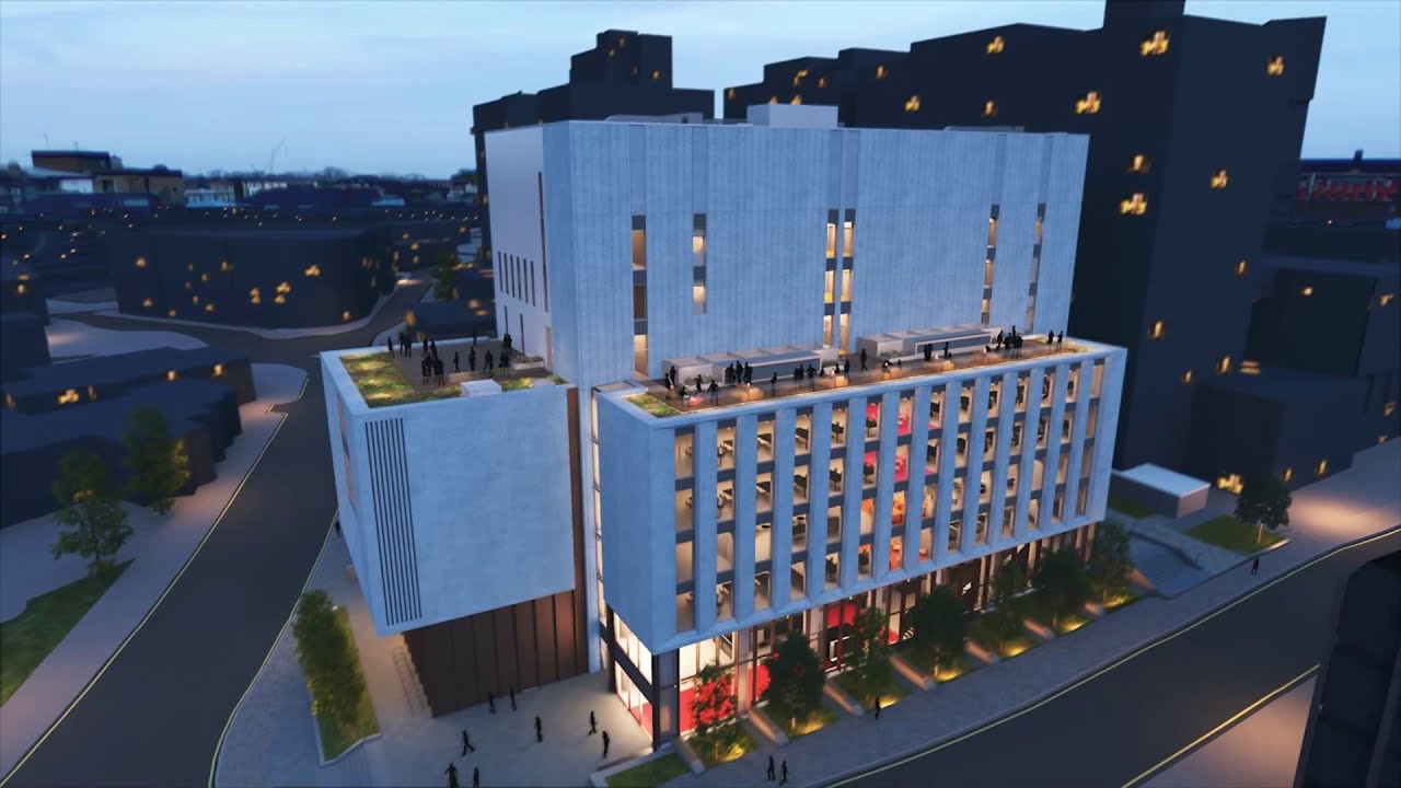 Leeds Beckett University's new £80m Leeds School of Arts building - Architects fly-through