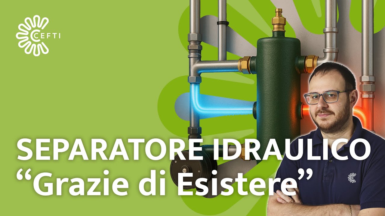 SEPARATORE IDRAULICO: mette pace tra generatore e pompe