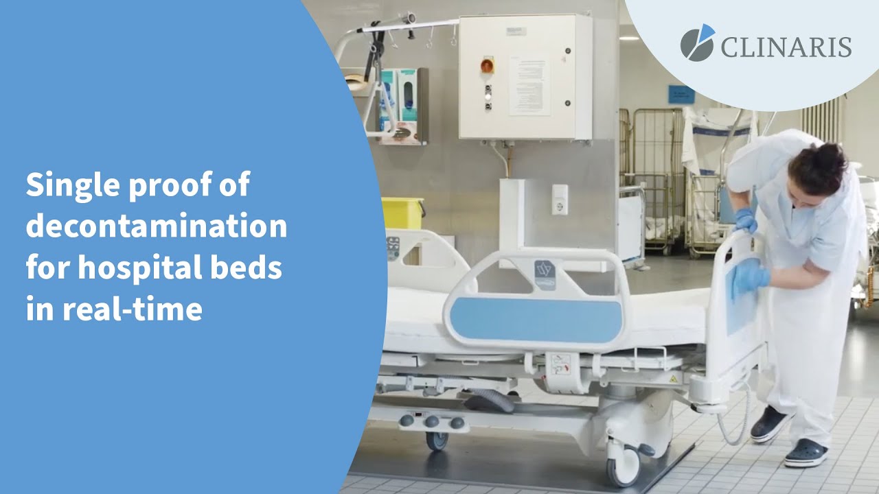 Single Proof of Decontamination for Hospital Beds in Real-Time