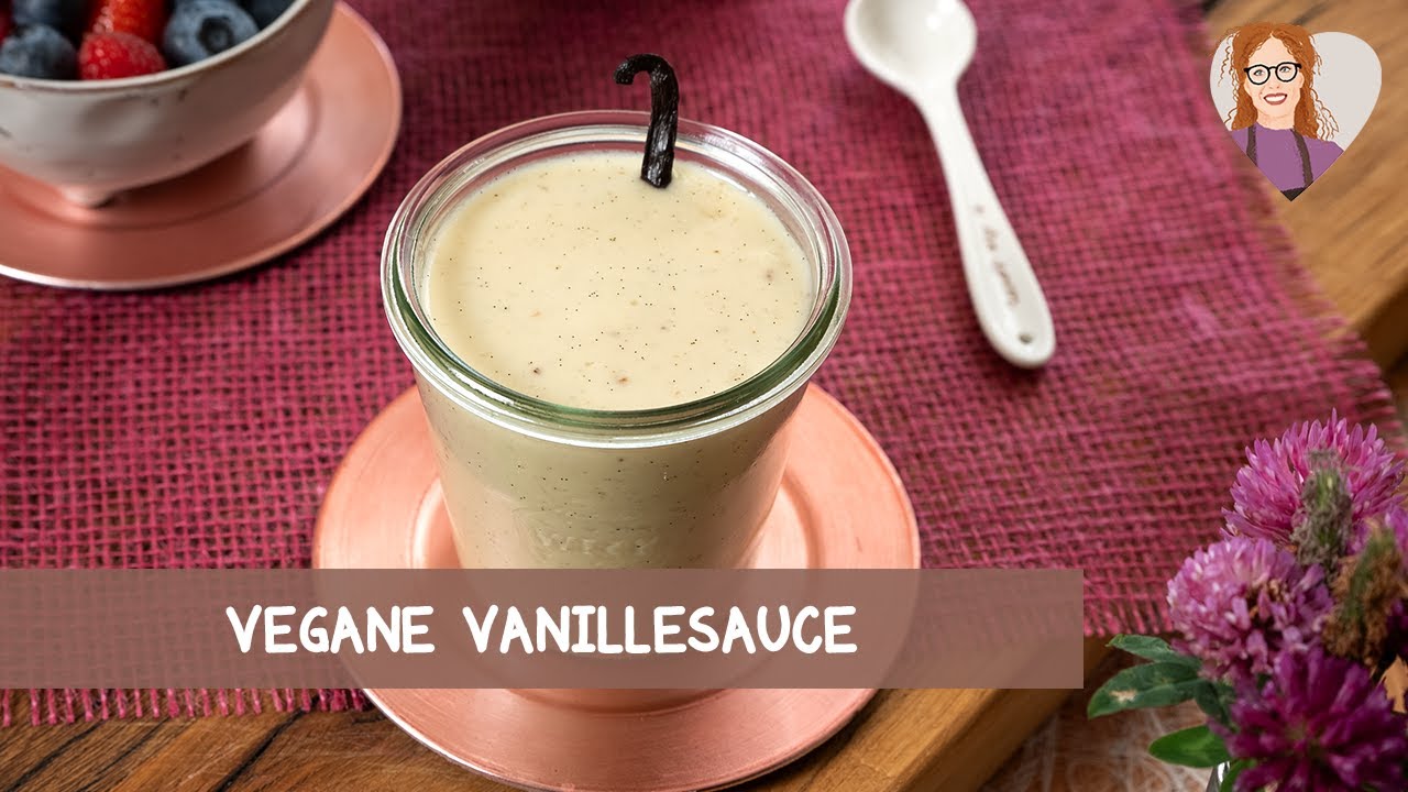 🍮Selbstgemachte Vanillesauce – cremig & himmlisch | vegan basisch