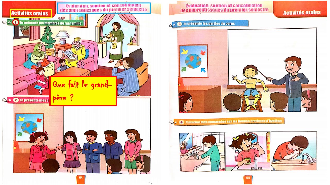 DIRE, FAIRE ET AGIR || 1ERE AEP || EVALUATION, SOUTIEN ET CONSOLIDATION || PAGE 64 ET 65