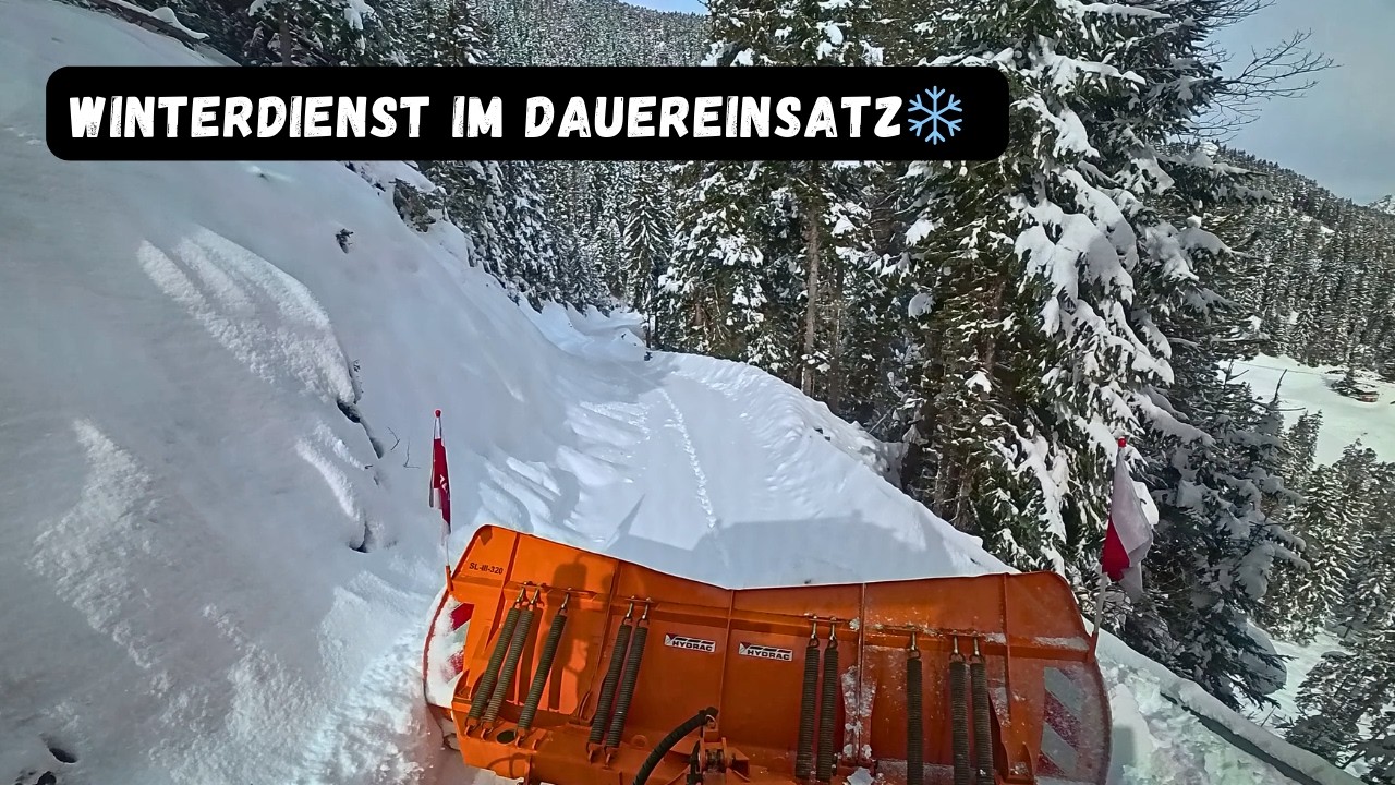 ❄️Winterdienst im Dauereinsatz❄️Schneeräumung Extrem in den Zillertaler Alpen