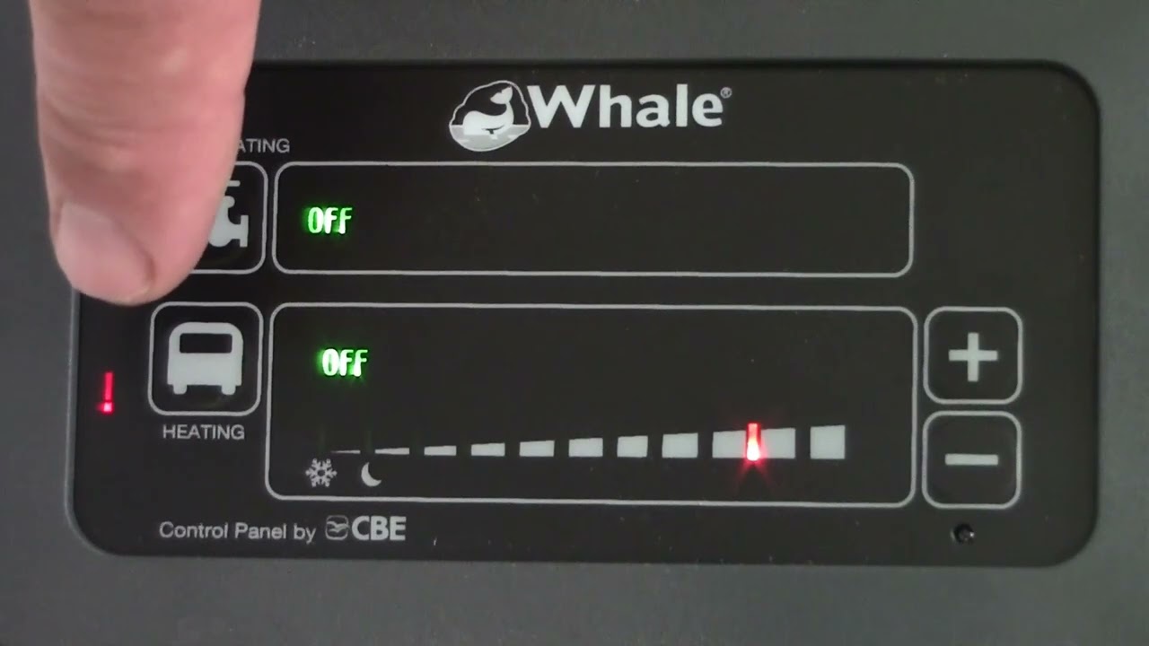 How To Use Your Whale Heating Duo Control Panel!