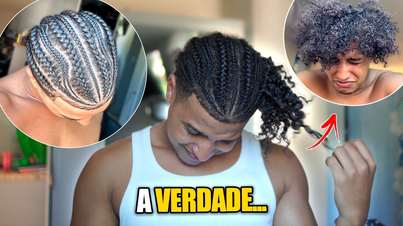 COMO REALMENTE O CABELO FICA DEPOIS DE TIRAR AS TRANÇAS