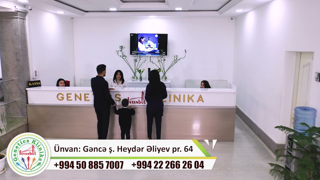 Gəncə şəhər İstanbul genetics klinikasının tanıtım çarxı