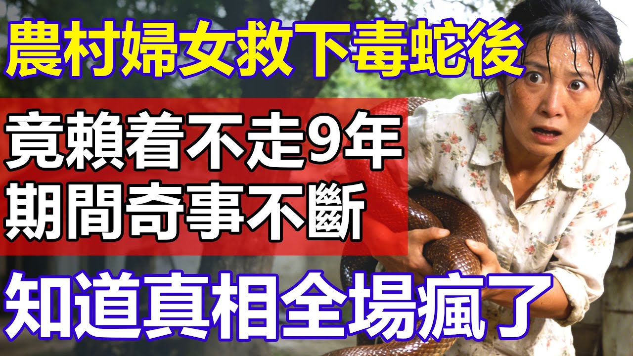 雲南農村婦女救下毒蛇後，毒蛇竟不願離開，她養了整整9年，期間奇事不斷，知道真相後所有人都震驚了