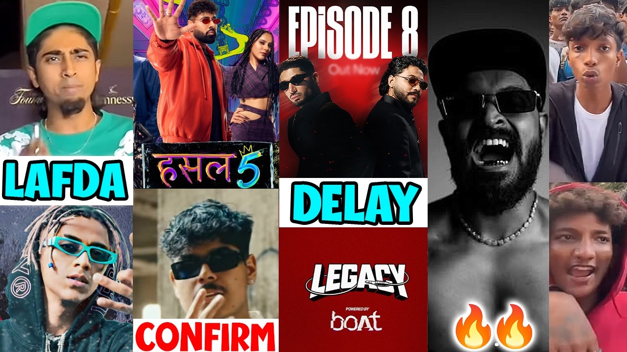 HUSTLE 5 TODAY❗LEGACY DELAYED | MC STAN VS VIJAY DK | EMIWAY UNRELEASED SNIPPET, MUMBAI CYPHER⁉️