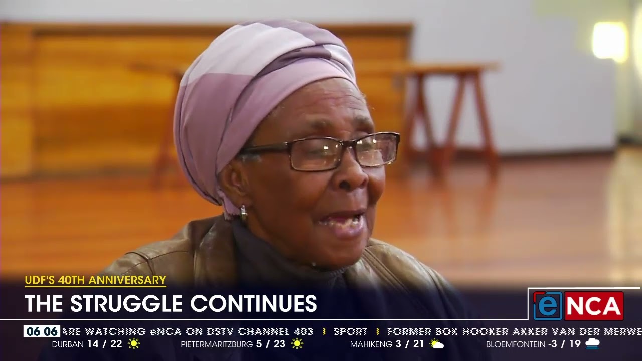 UDF's 40th Anniversary | The struggle continues
