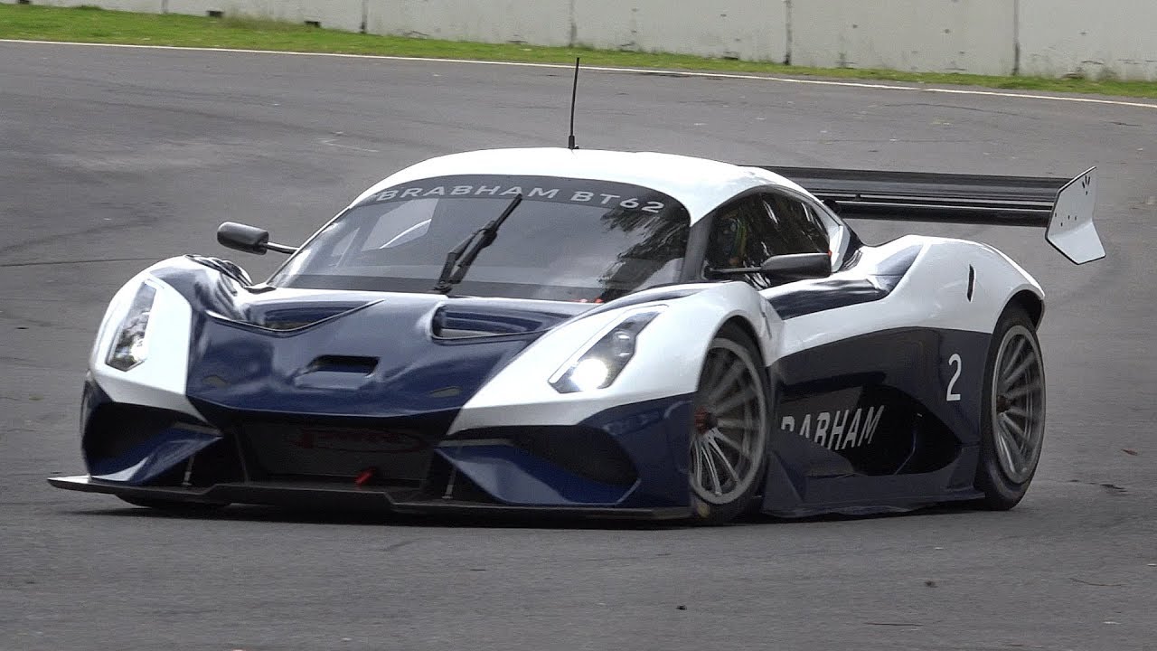 Brabham BT62 N/A 5.4L V8 (Start up, Accelerations, Fly-bys)