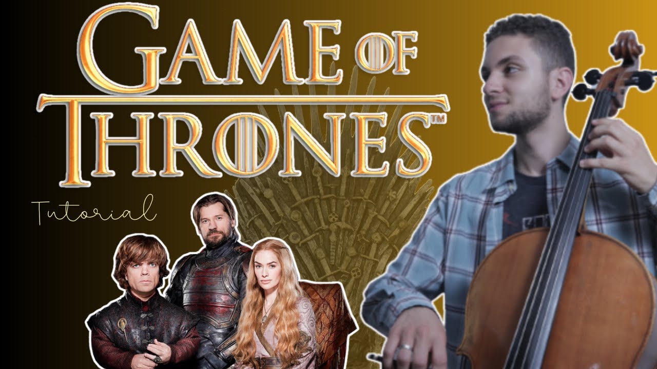 GAME OF THRONES no Violoncelo + Partitura │ Tutoriais Cello Didático