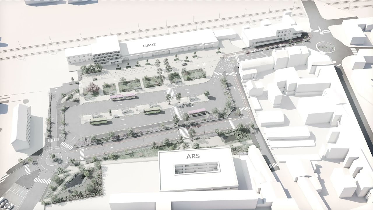 Réaménagement du parvis de la Gare - Châlons-en-Champagne