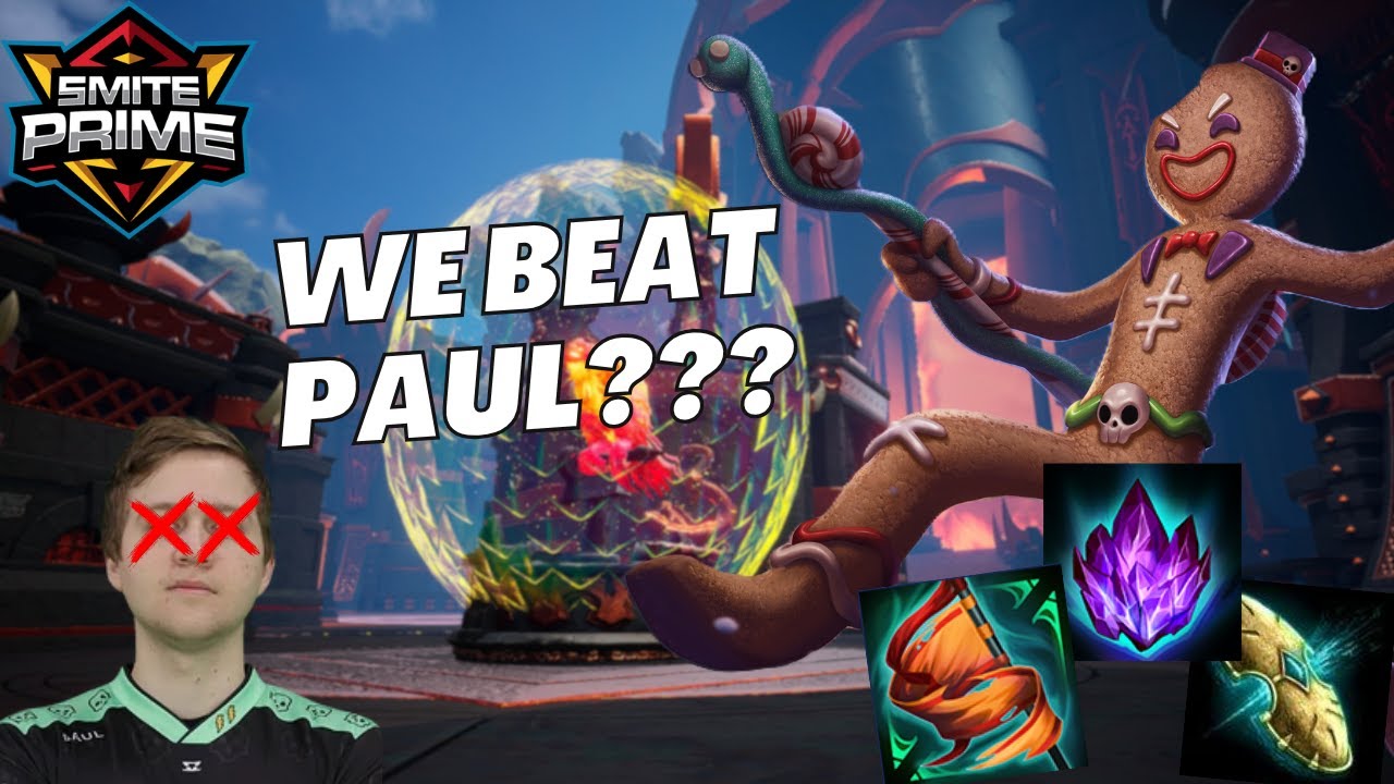 WE BEAT PAUL IN A PRO MATCH!! | Smite Prime Semifinals Baron Support w/ Coms