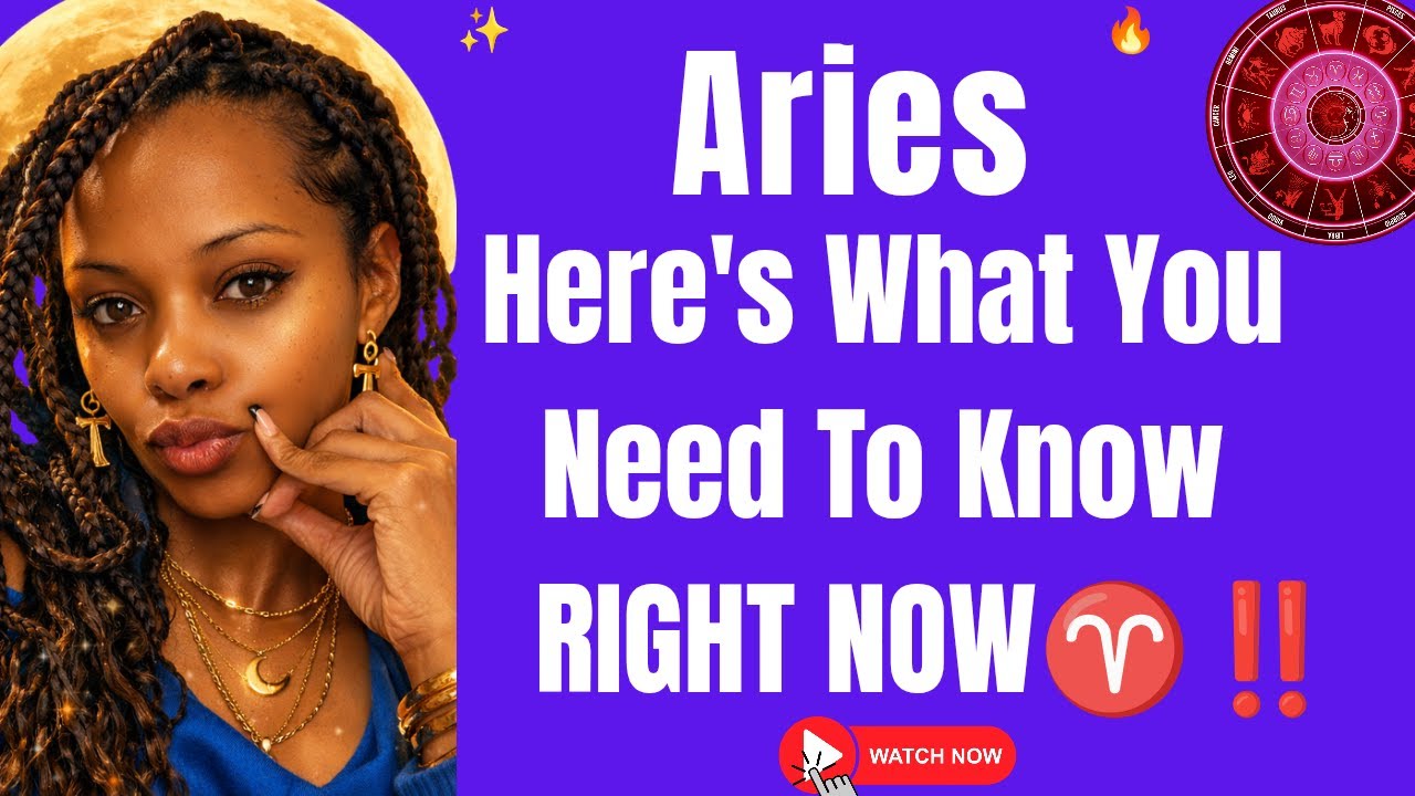♈Aries-This Is What You Need To Know Right Now And Why‼️🗓️🕜#aries 