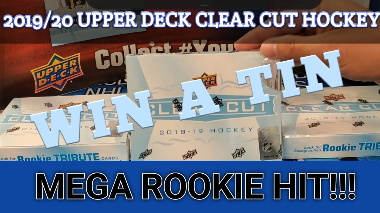 WIN A TIN GIVEAWAY plus 2018/19 Upper Deck Clear Cut Hockey New Product Release Day