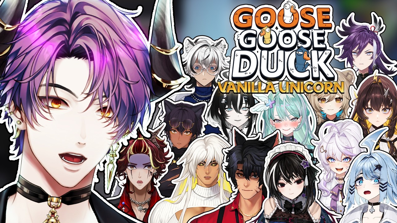 【HUGE COLLAB】 Playing GOOSE GOOSE DUCK w/ the VU CREW...【#DistrictV GTA RP】【Val N. Tine】