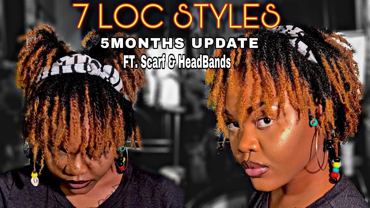 QUICK Go To Styles For SHORT LOCS| NO RETWIST| Ft. HEADBANDS & SCARF| Lunia Etienne