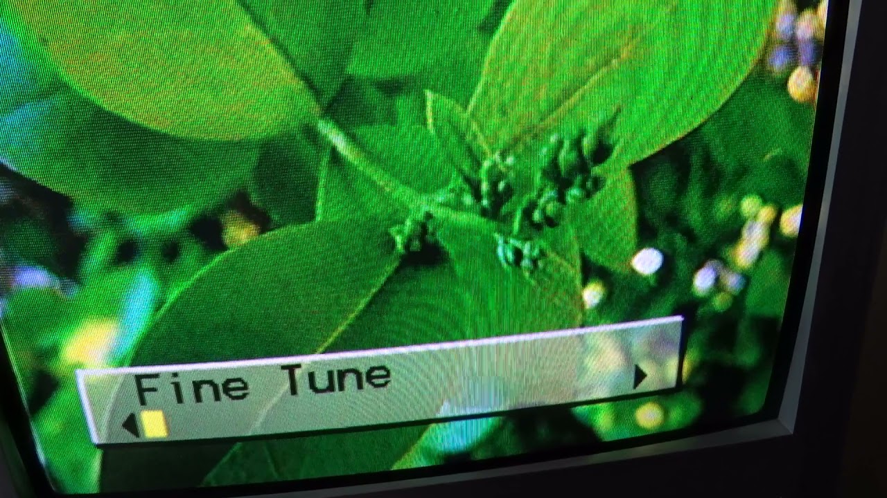 Fine tuning my analog TV station