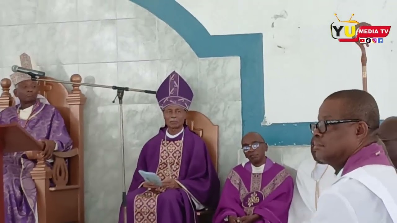 Prise de parole du  Mgr. Jacques Antoine Coulanges _Funerailles _ Rév. Père Clody Jean charles