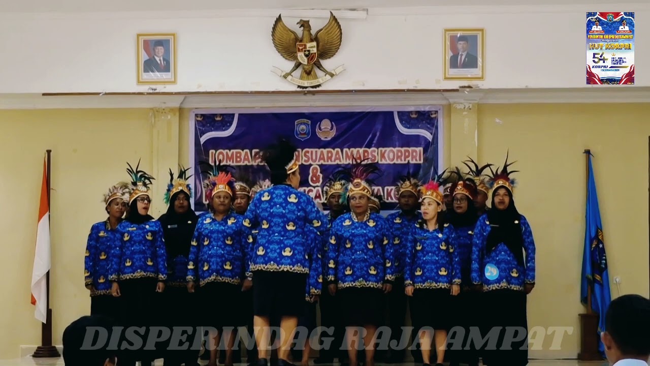 LOMBA MARS KORPRI KAB.RAJA AMPAT 2025 | DISPERINDAG