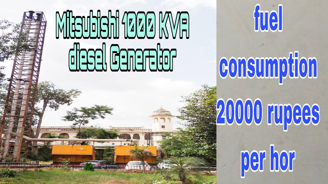 shutdown Mitsubishi 1000 KVA diesel generator